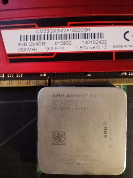 Комплект Fm2/Fm2+ AMD Athlon II x4 740 8GB ОЗУ