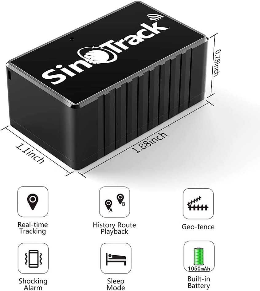 SINOTRACK ST903 mini lokalizator pojazdów GPS 1050mAh do samochodów