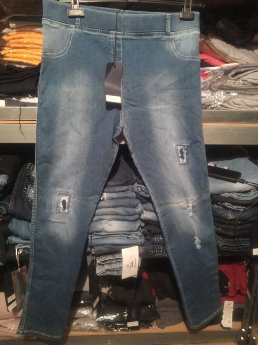 Spodnie Zentex Wysoki Stan streczowane mix fason 3 xl