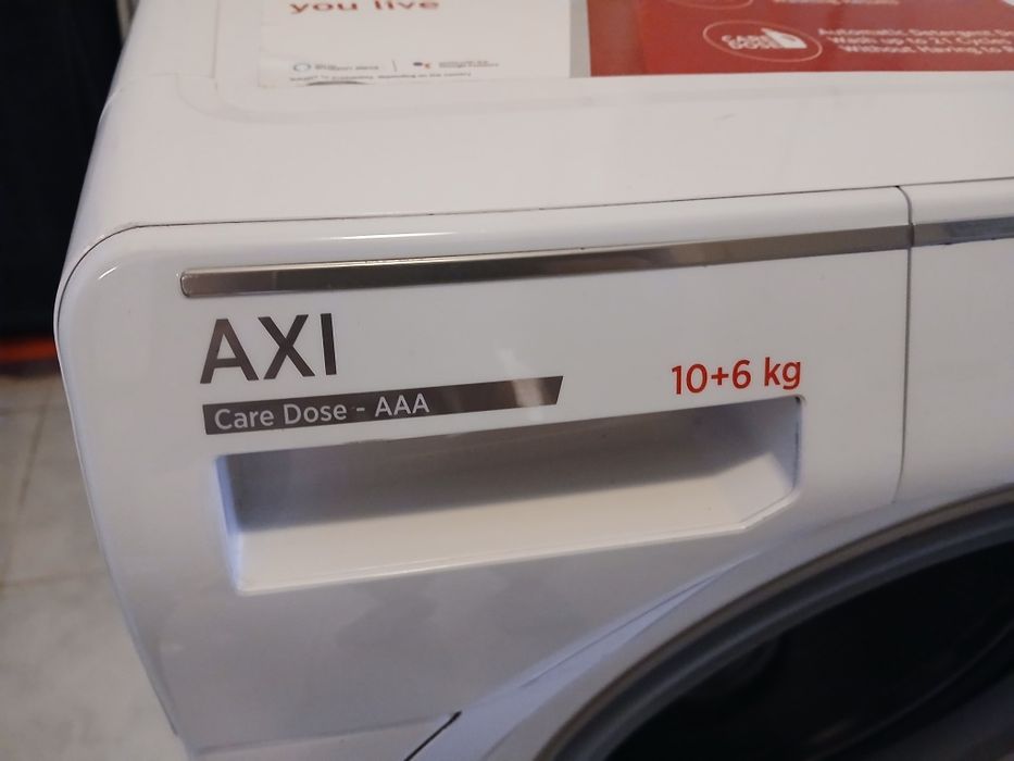 Máquina de lavar roupa e secar Hoover 10/6 quilos