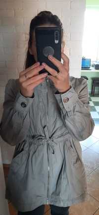 Kurtka parka prochowiec szary H&M r. S/M