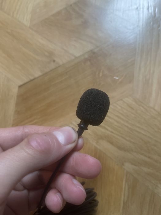 Mikrofon krawatowy mini jack 3,5 kabel 3m