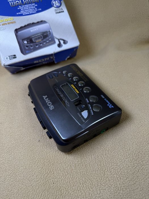 Walkman Walan FX473 z oryginalnym pudełkiem – retro radio-kasetowy