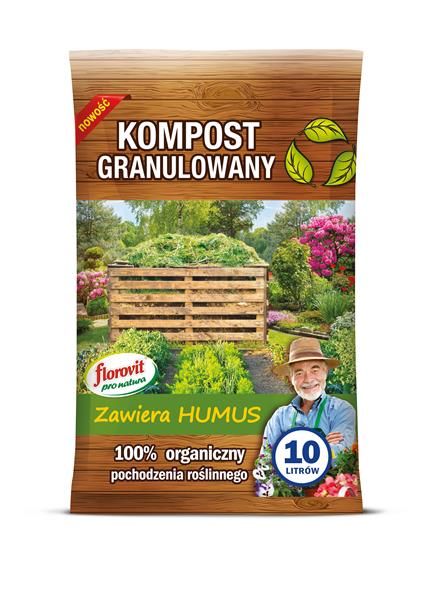 Kompost granulowany worek 10 l FLOROVIT