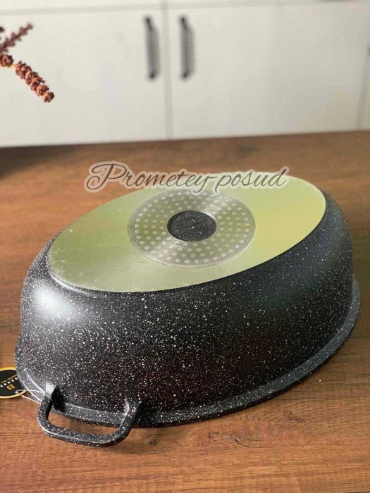 Набір каструль Edenberg 6 предметів з мармуровим антипригарним покритт