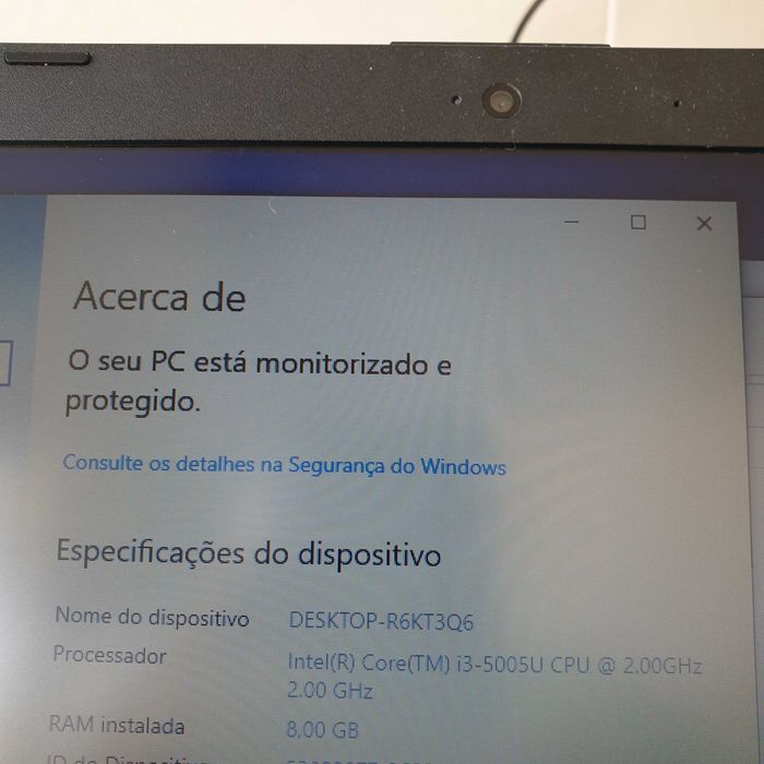 HP 250 G4 processador i3-5005, disco 500gb memória 8gb, sem anomalia