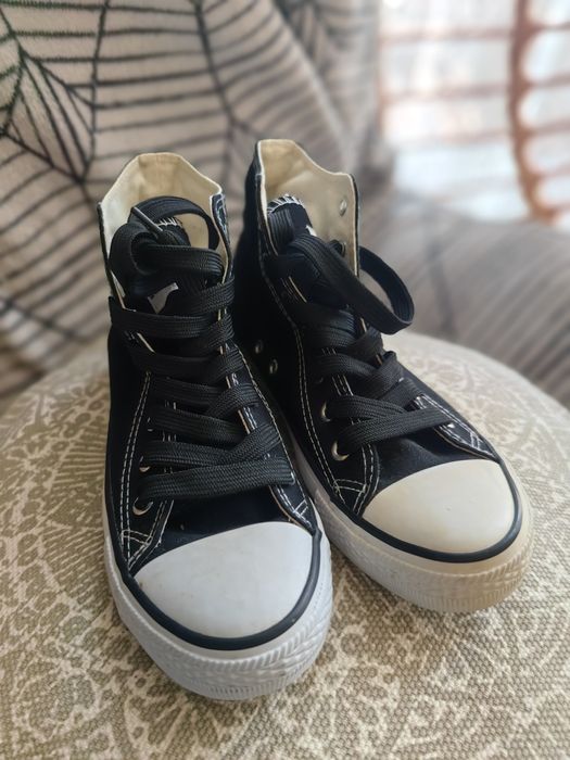 Trampki damskie z wysokim stanem 39