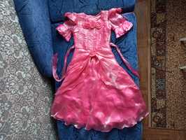 Платье карнавальное нарядное вечернее Принцесса 8-10 лет длинное