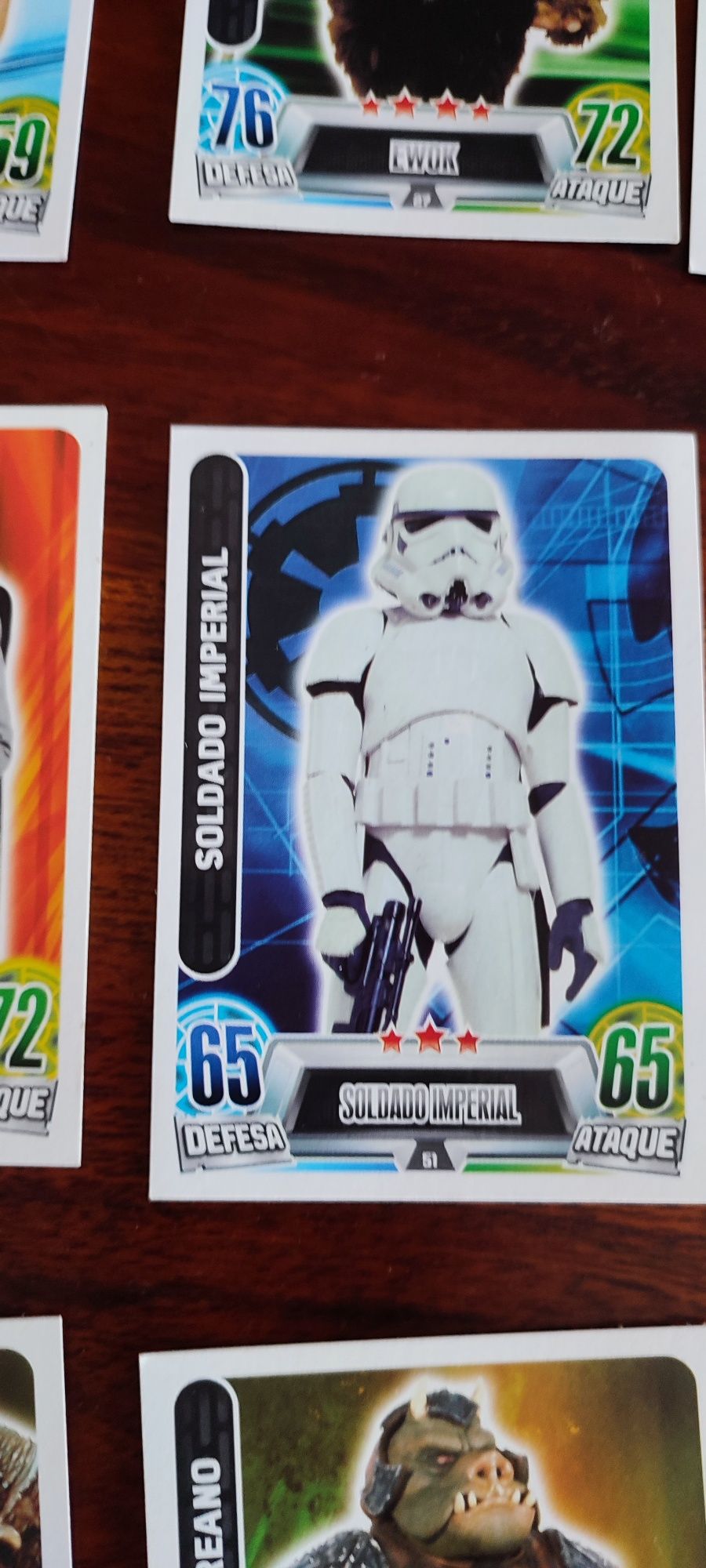 Coleção de cartas StarWars