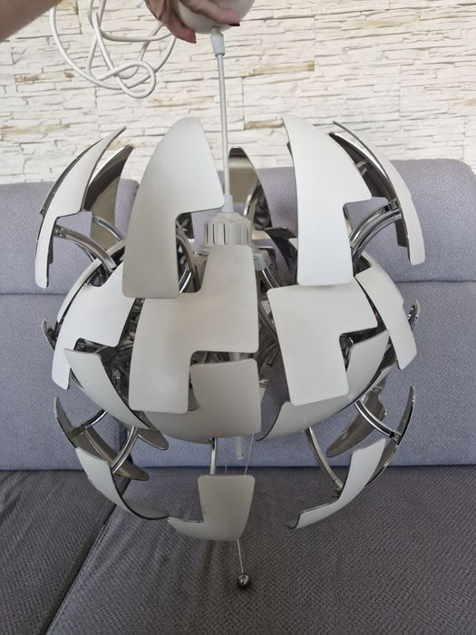 Lampa ikea biała