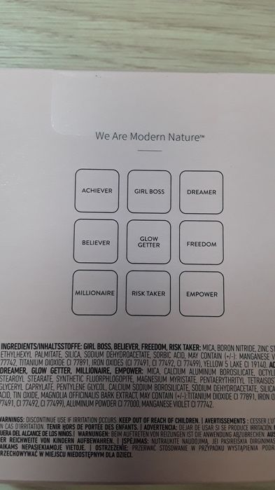 Prześliczne paletka Monat