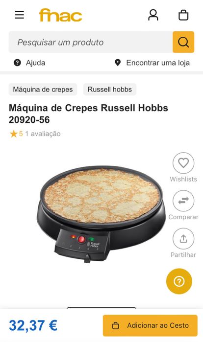 Maquina crepes - nova