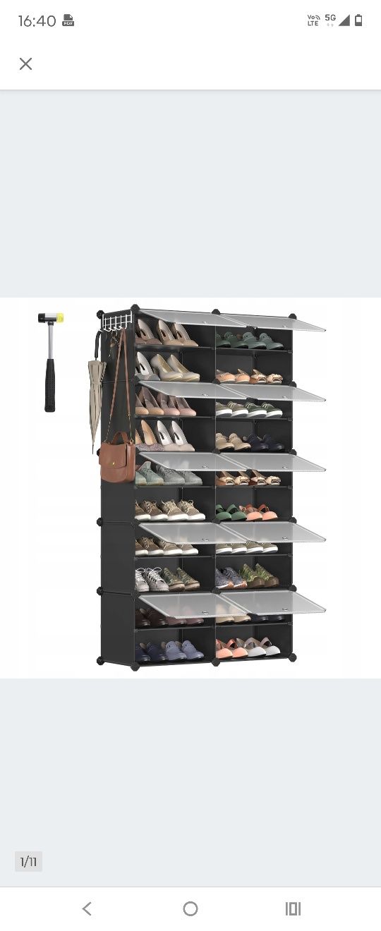 Modułowa szafka na buty
