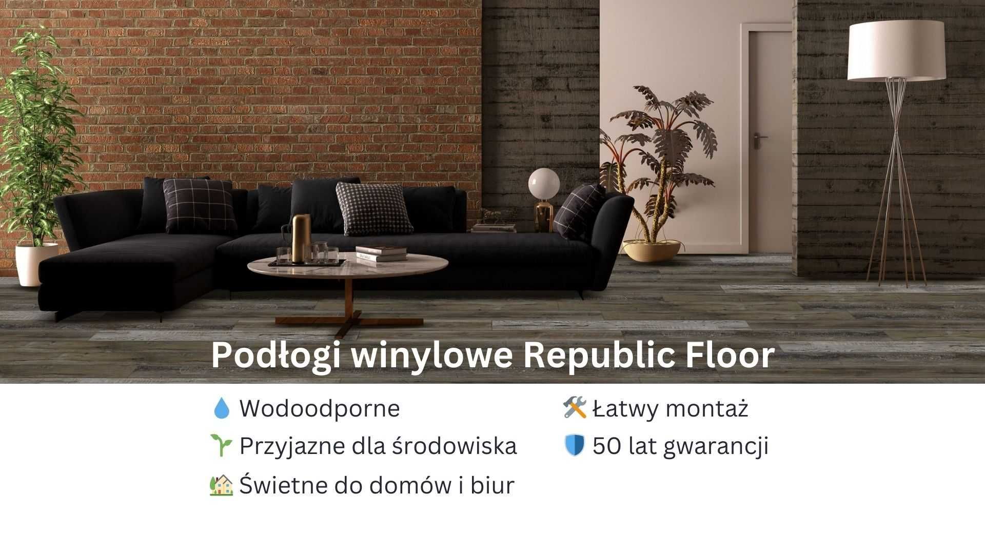 Podłogi winylowe Republic Floor - Stylowe i Trwałe / 50 lat gwarancji