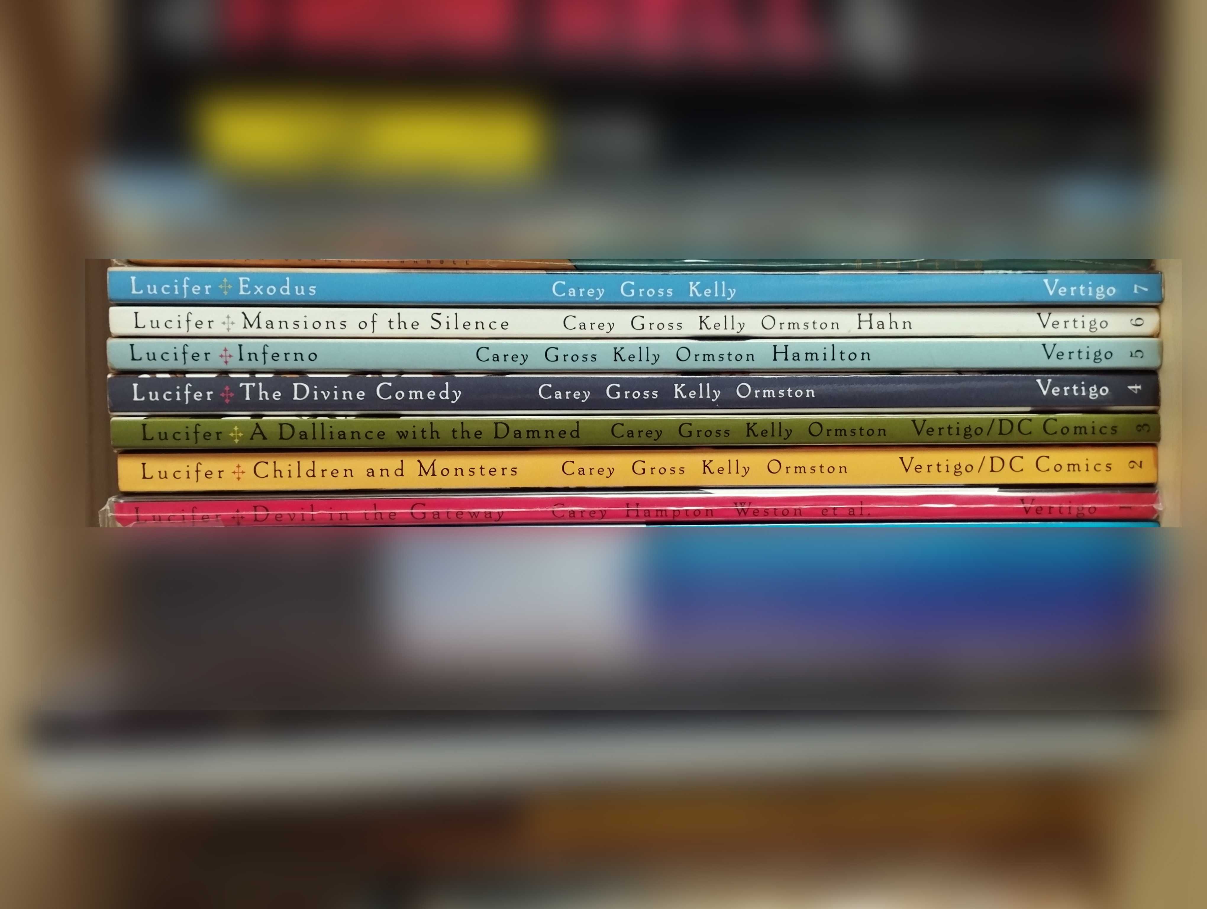 Lote Lucifer Vol. 1, 2, 3, 4, 5, 6 e 7