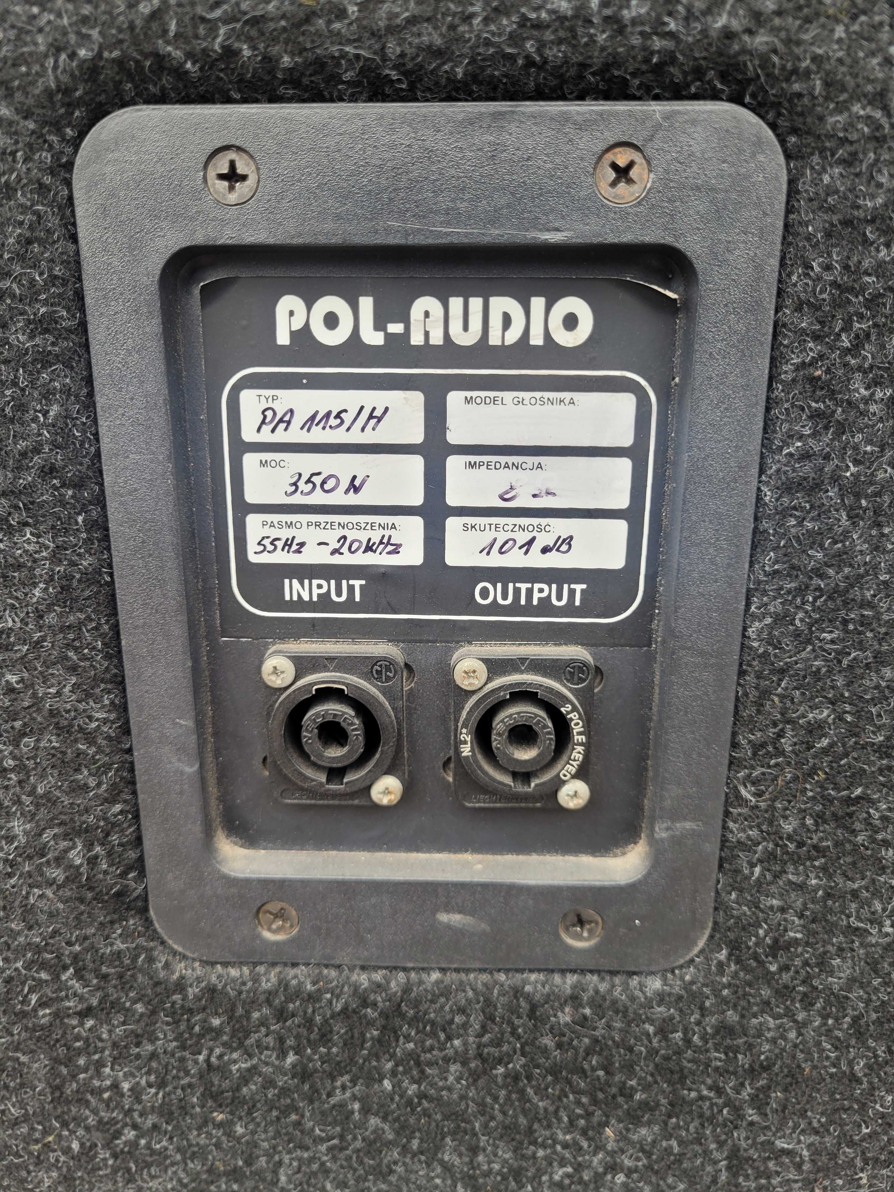 POL audio PA115 Kolumny estradowe