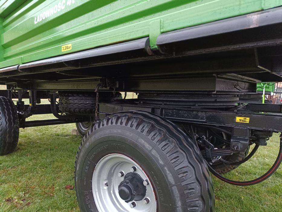 Przyczepa rolnicza Meprozet T058/1 wywrotka 4t * nowa zabudowa