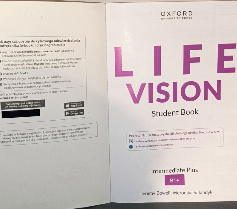 Life vision B1+ Intermediate Plus