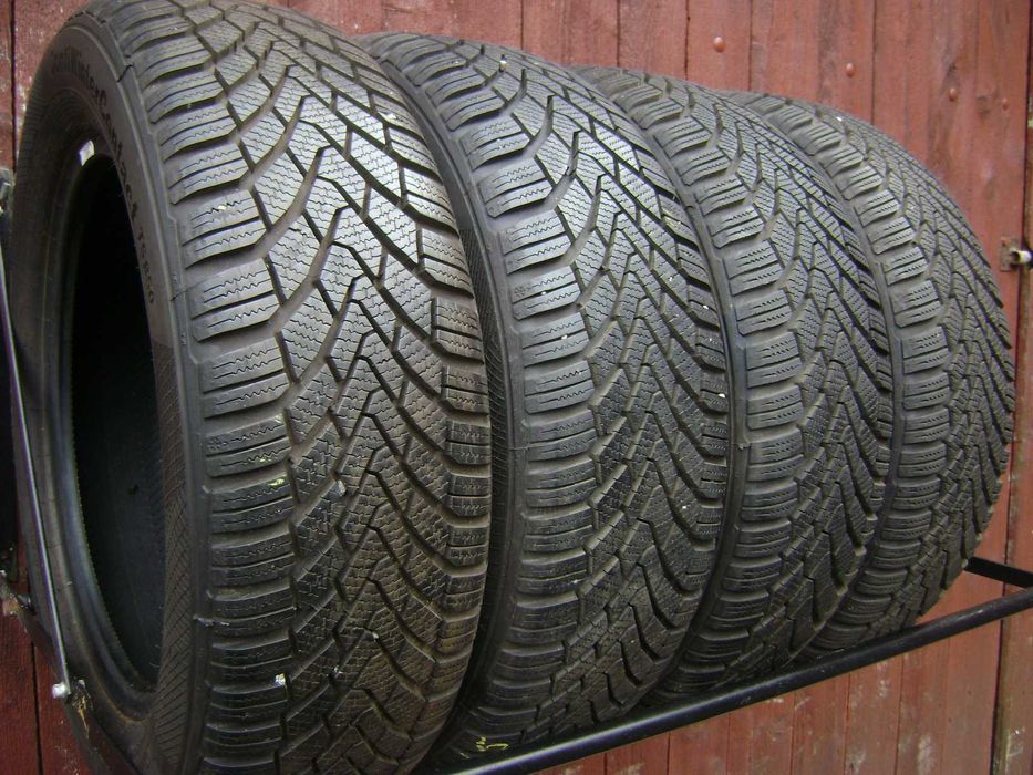 komplet opon zima-jak nowe-15-cal-Continental-8,2mm-do Merivy-itp.
