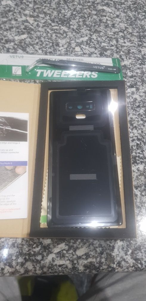 Samsung note 9 vidro tras