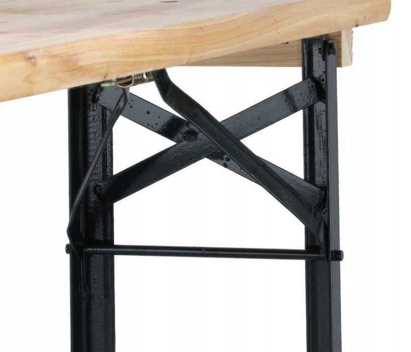 Zestaw Piwny Ogrodowy Biesiadny Cateringowy STÓŁ 2xŁAWKA składany