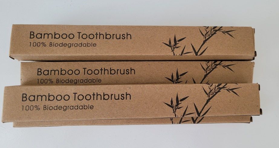 4 шт набор Зубная eco щетка бамбуковые щетки ЭКО шетка для зубов