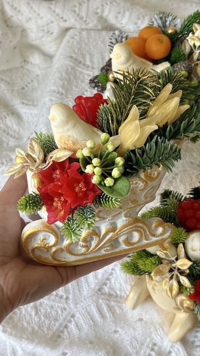 Мильні букети, подарунок, набір з мила, на Миколая, новий рік, Різдво