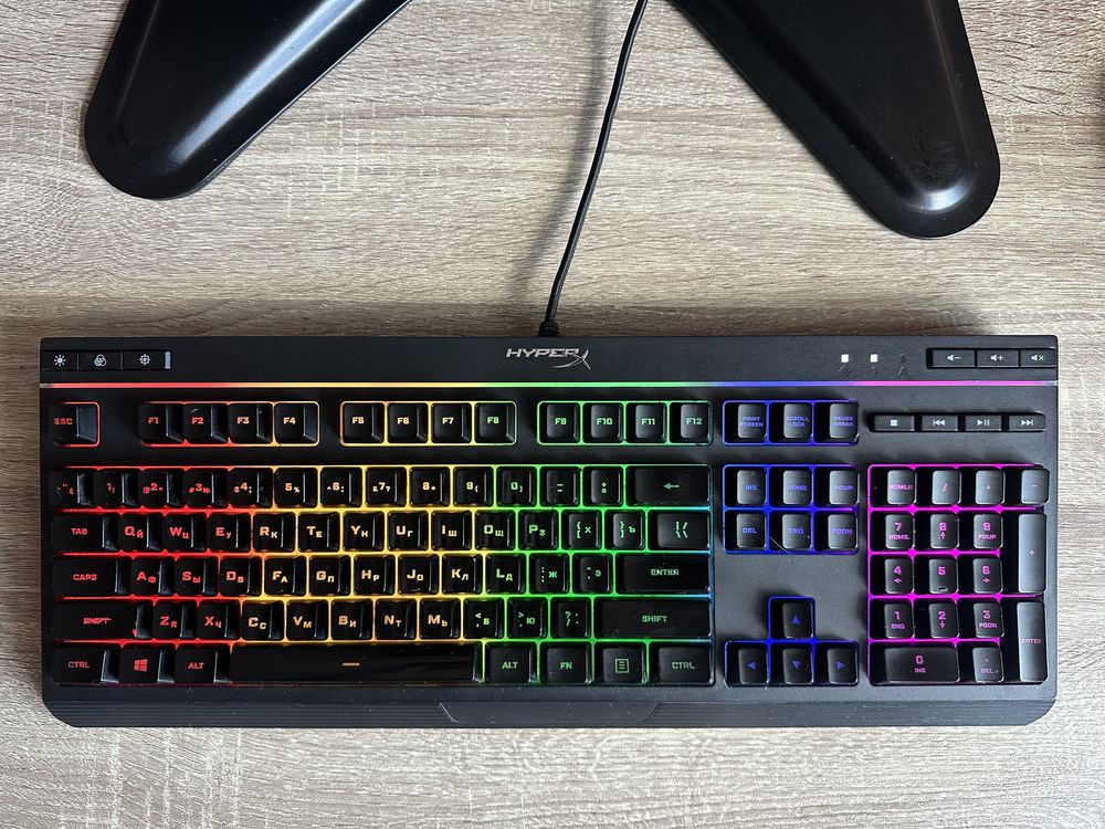 Клавиатура мембранная HyperX Alloy RGB