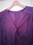 Vestido vintage cetim, artesanal