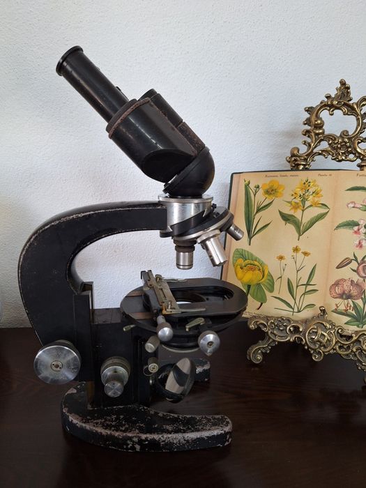 Microscópio antigo Carl Zeiss