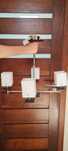 Lampa żyrandol 4 klosze Italux