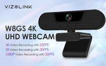 VIZOLINK Kamera internetowa 4K, HD 1080p kamera internetowa + statyw