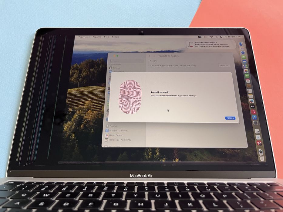 Apple Macbook Air 13 Silver M1 Chip A2337 8/256gb Без Блокувань