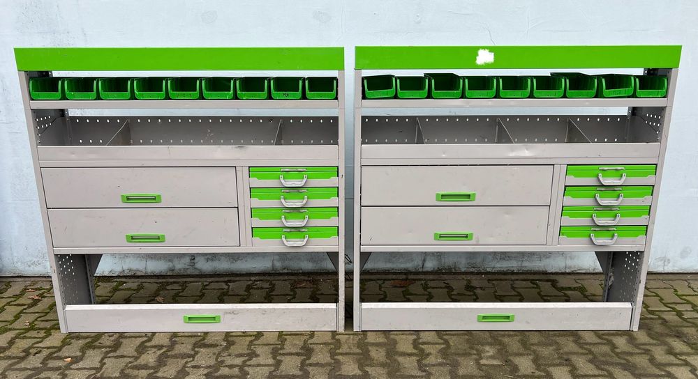 Zabudowa Serwisowa Busa VEHIKIT Regały Walizki Skrzynki Mobilne