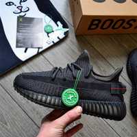 Чоловічі кросівки Adidas Yeezy Boost 350 V2 Static Black (Reflective)