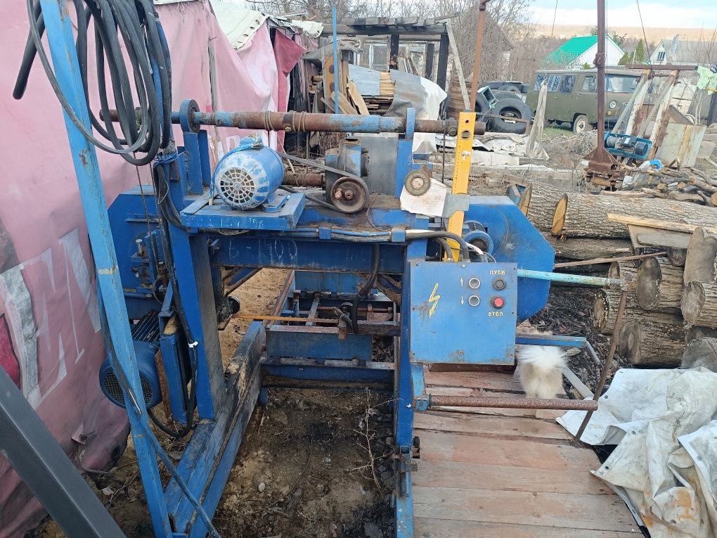 Продам ленточная пилорама 6 метровая.