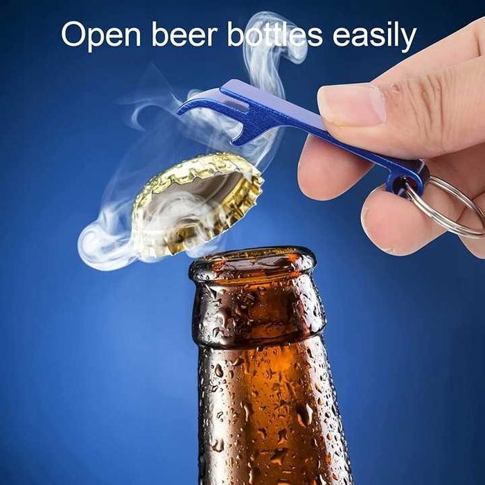 Otwieracz do butelek brelok breloczek aluminiowy