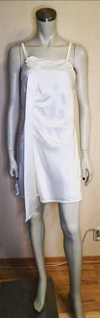 Satynowa sukienka na ramiączka Bonprix R.36 (10)