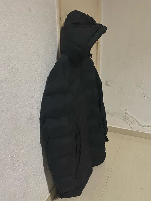 Casaco Preto Sobretudo