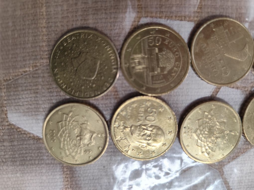 Moedas de 50 cêntimos de coleção