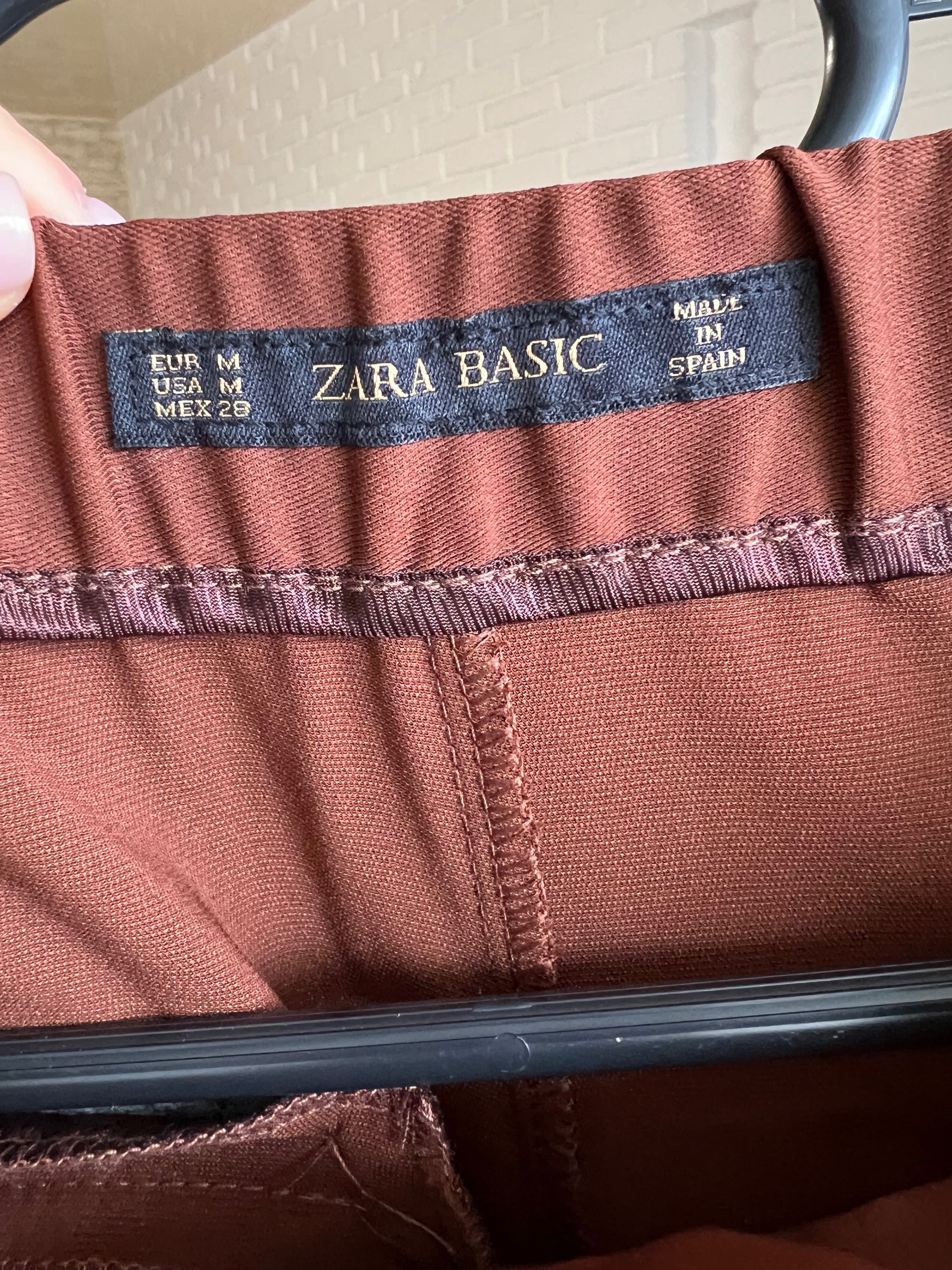 Легкі вільні жіночі брюки ZARA на резинці