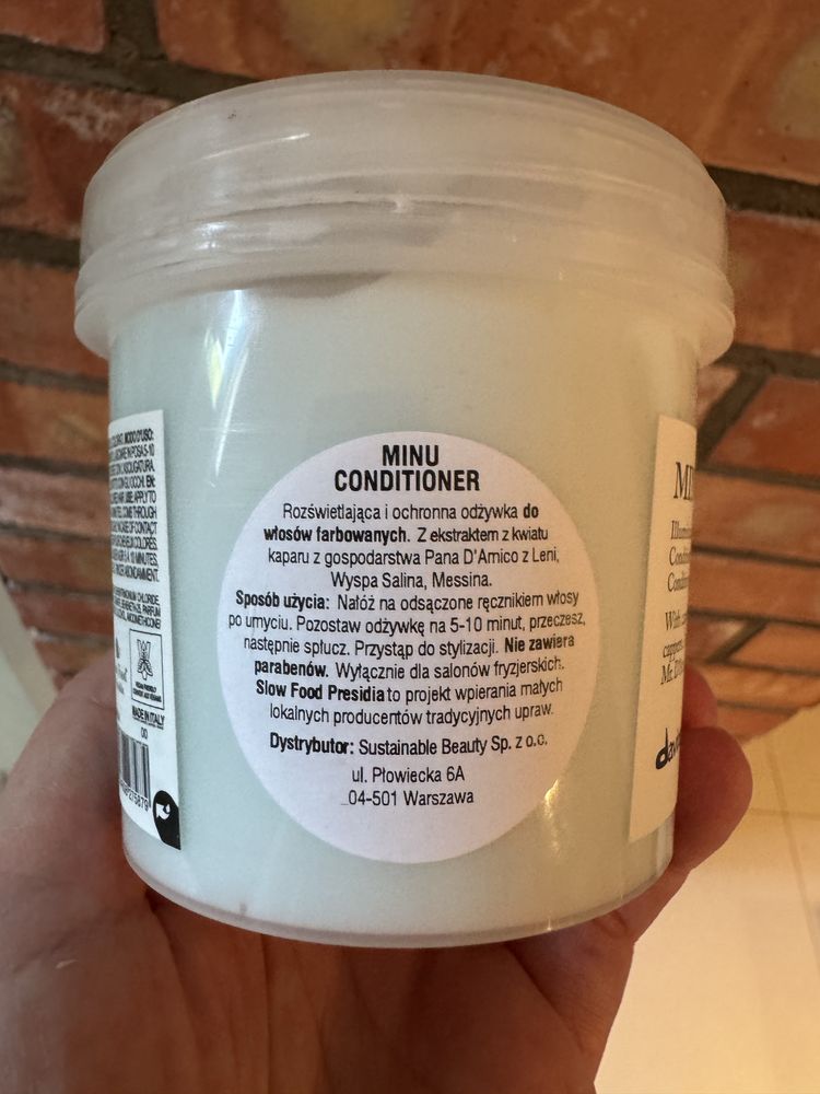 Davines Minu szampon + odżywka