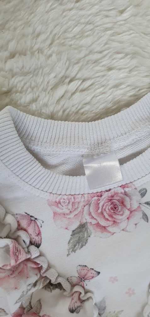 Dwie bluzy haydi dla dziewczynki 80