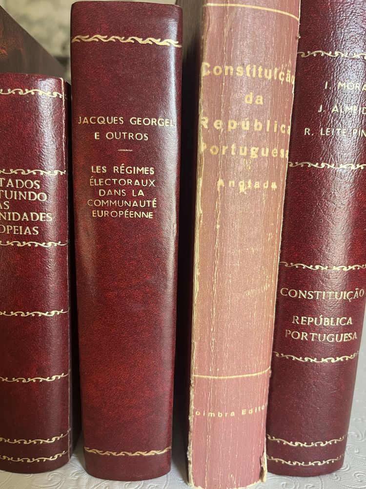 Livros de direito - europeu e constitucional