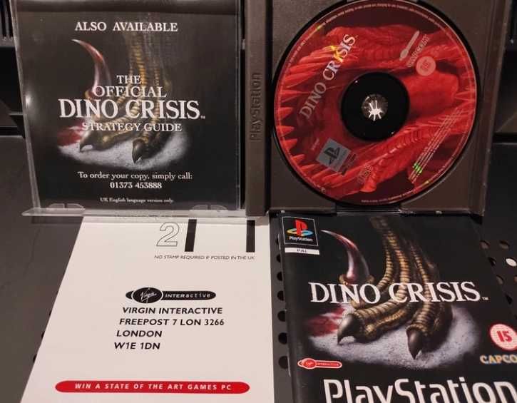 Dino Crisis PS1 ( completo com manual e extras)