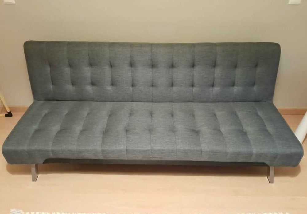 Sofá - cama cinzento