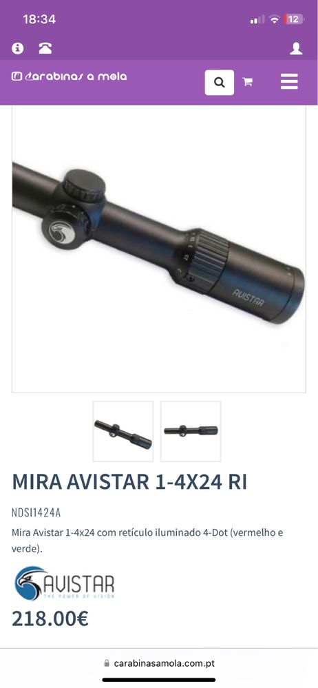 Mira Airsoft Arma Ar