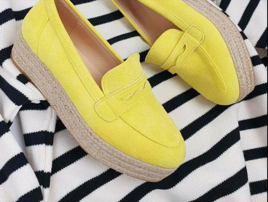 Лофери, еспадрільї, туфлі на плетеній підошві