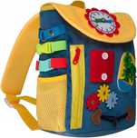 Plecak sensoryczny Montessori – zabawka 2–5 lat, Busy Board