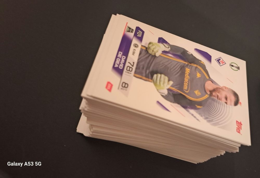 Cartas futebol topps